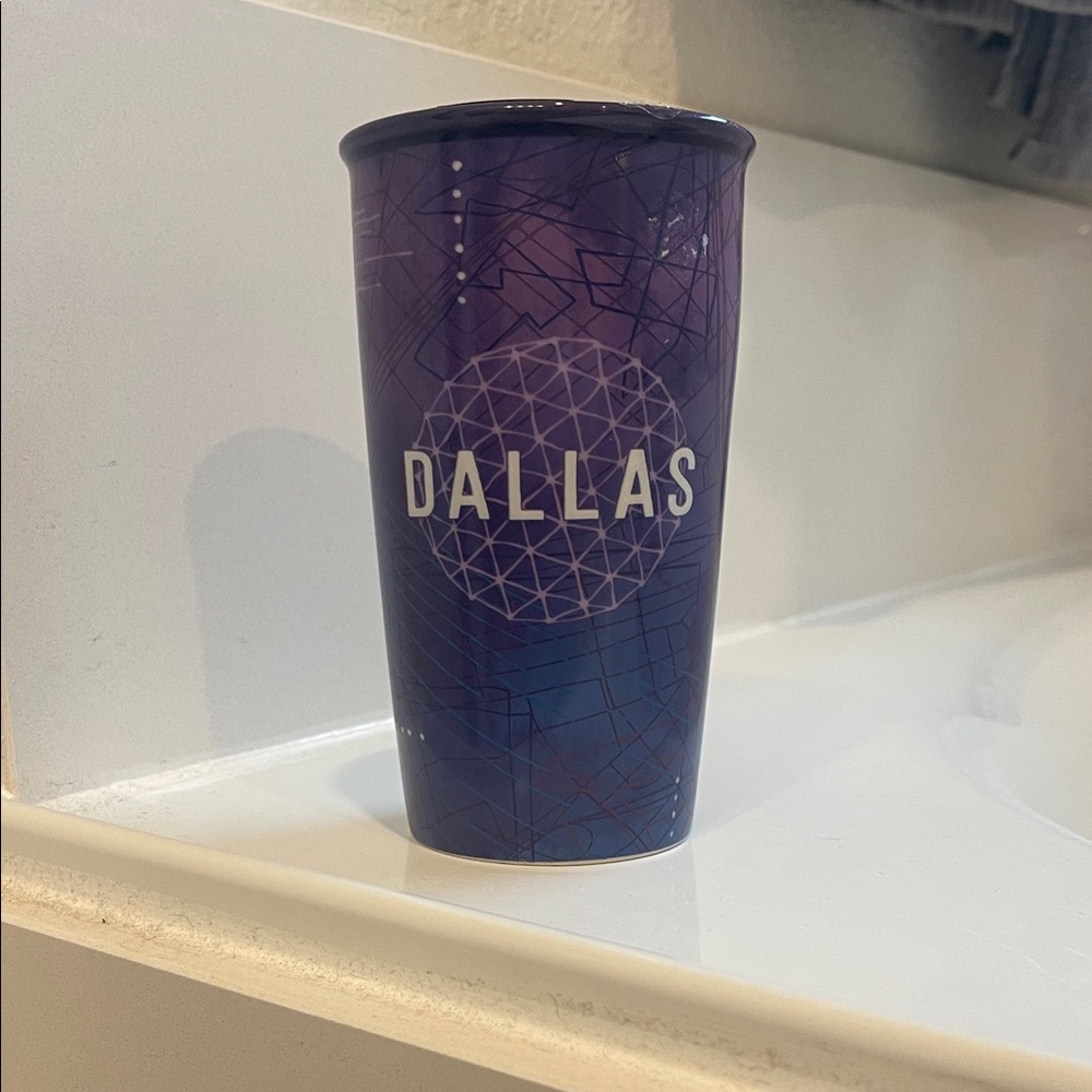 Starbucks Dallas Purple Travel Mug